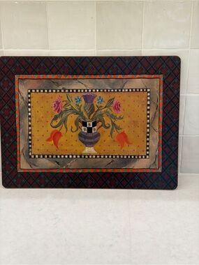 MacKenzie-Childs Rare Highland Fresco  Placemats Set of 4